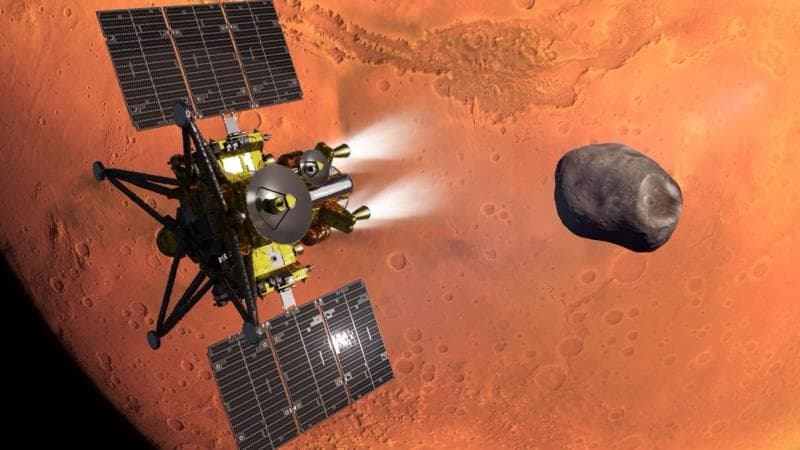 Mission set to blast off for Mars to grab a piece of its moon