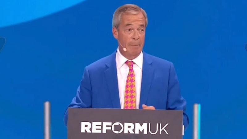 Reform has faced a 'campaign of attacks', Farage says